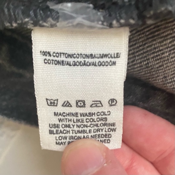 Free People We The Free Gray Faded Denim Cutoff Jean Shorts - Picture 8 of 8